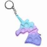 Fidget Toys-Unicorn-Pop It-Sleutelhanger
