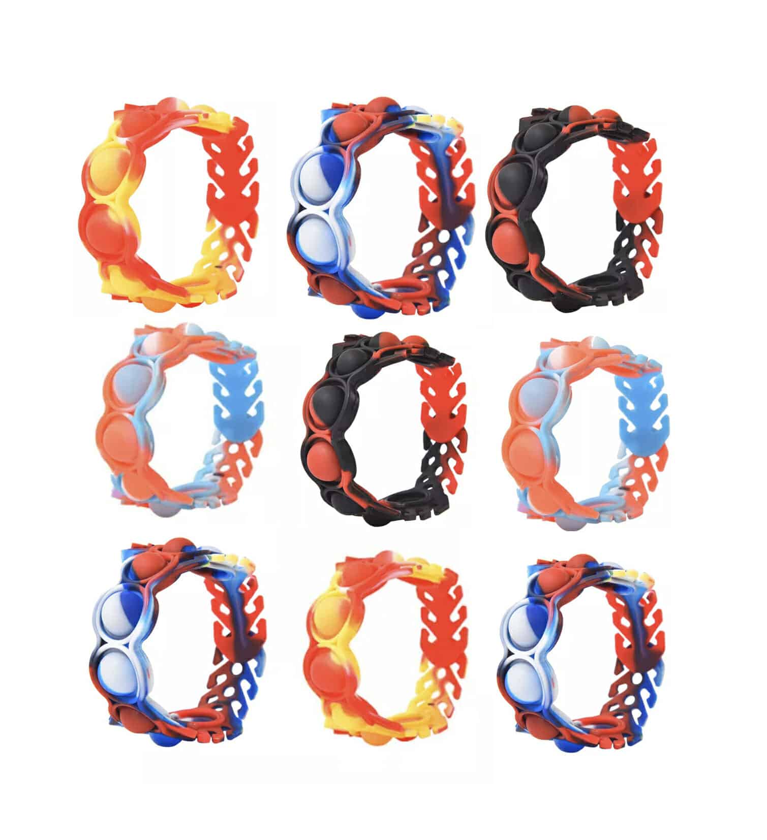 Fidget Toys - Pop It - 9 x Pop it Armanden - Afbeelding 10