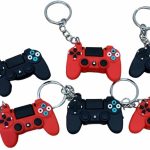 Traktatie Uitdeelcadeautjes Kinderen-6 x Game Controller Sleutelhanger