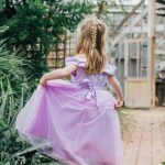 Prinsessenjurk Zwaan + Kroon, Toverstaf, Handschoenen, Juwelen
