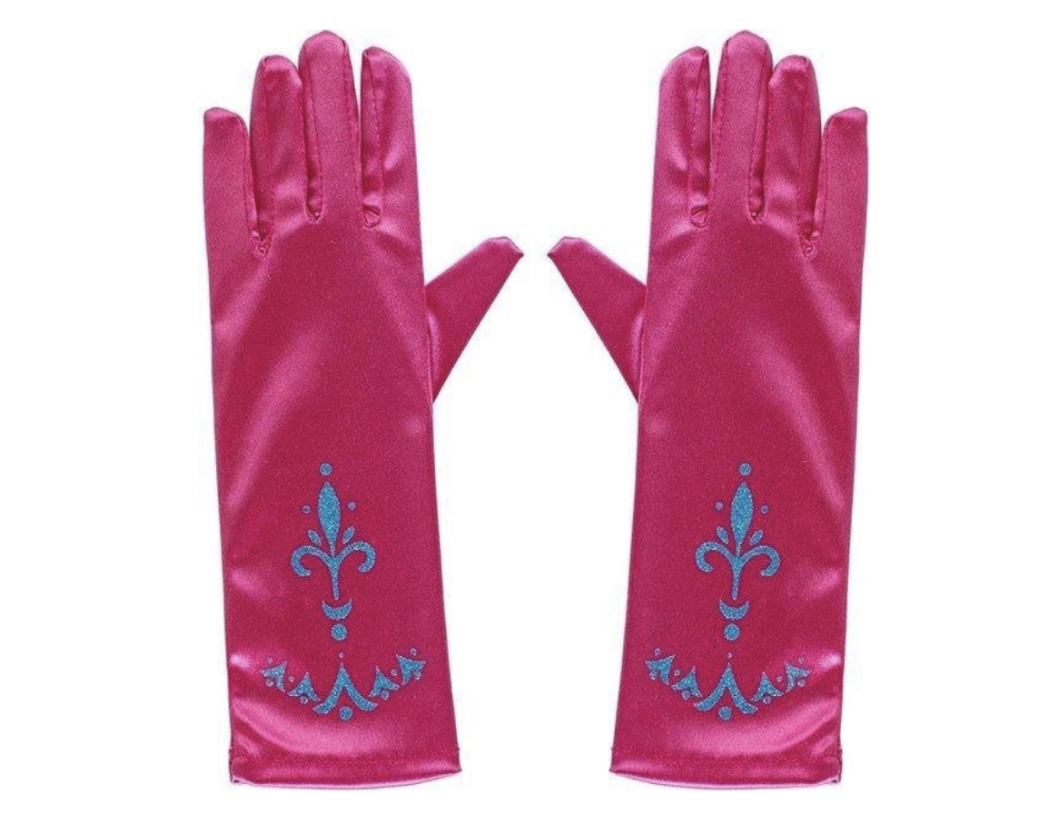 Frozen Anna - Doornroosje - prinsessen handschoenen - fuchsia
