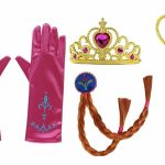 Frozen Anna toverstaf + tiara (kroon)- goud