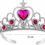 Prinses Toverstaf + Tiara (Kroon)- Fuchsia