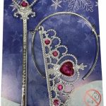 Prinses Toverstaf + Tiara (Kroon)- Fuchsia