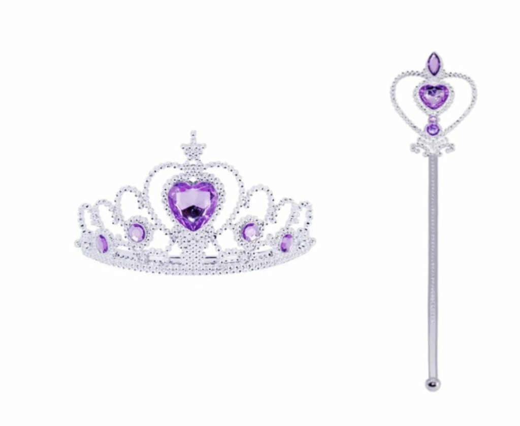 Tiara  + toverstaf - voor bij je Rapunzel jurk
