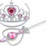Prinses Toverstaf + Tiara (Kroon)- Roze