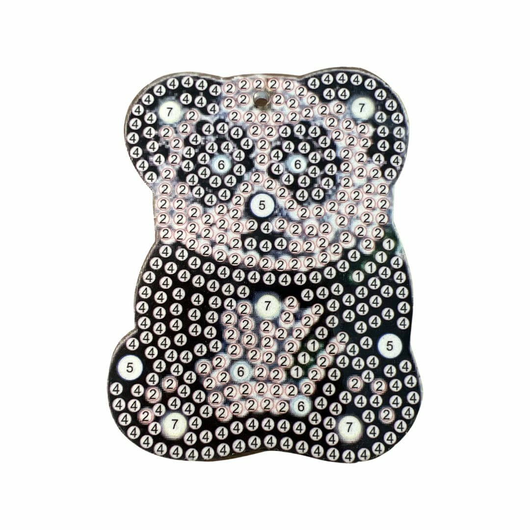 Diamond Painting Pandabeer + Uil +3D Hanger - Volwassenen - Kinderen - Sleutelhangers - Hobby - Afbeelding 7