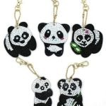 Diamond Painting Pandabeer + Uil +3D Hanger - Volwassenen - Kinderen - Sleutelhangers - Hobby