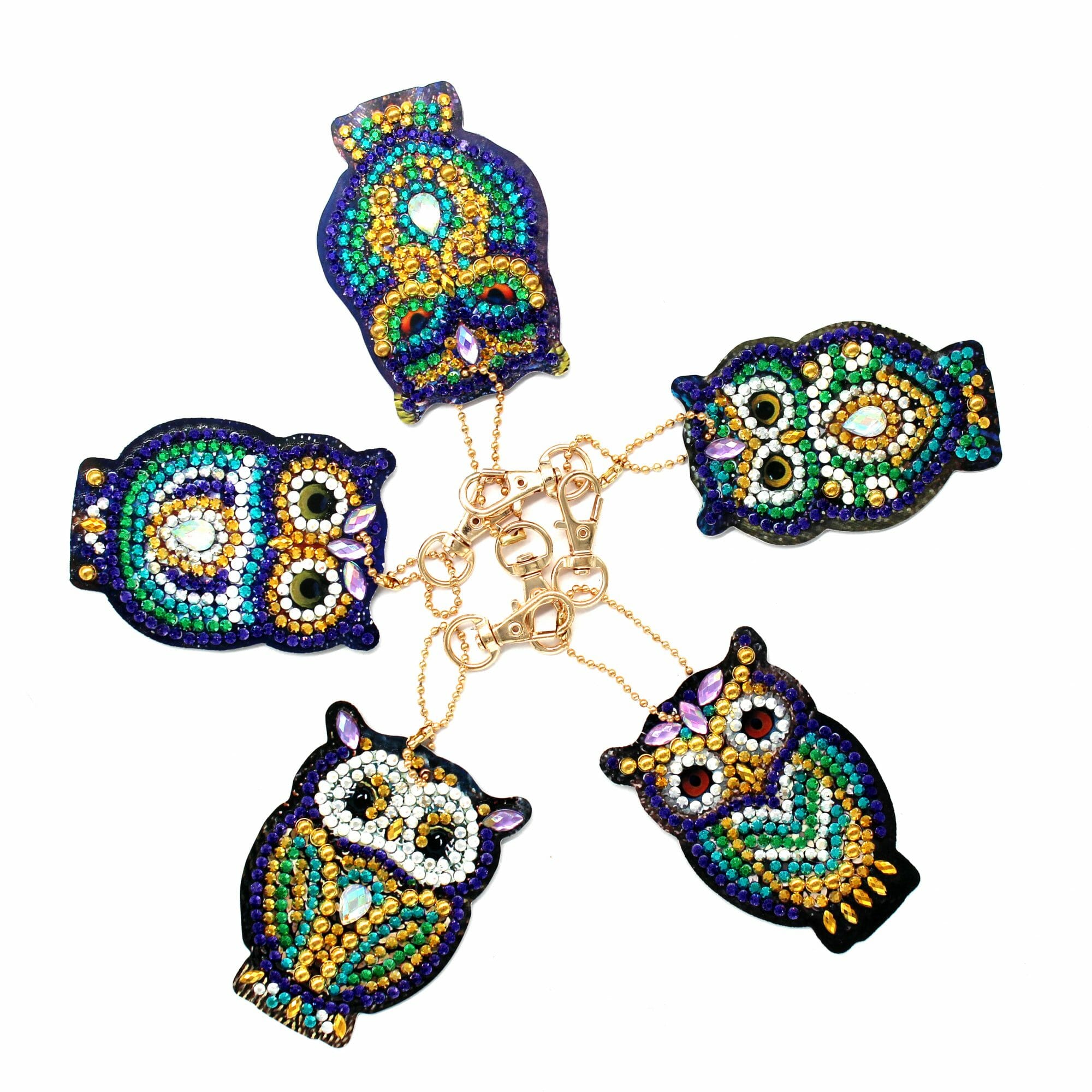 Diamond Painting Pandabeer + Uil +3D Hanger - Volwassenen - Kinderen - Sleutelhangers - Hobby - Afbeelding 3