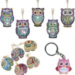 Diamond Painting Olifant + Uil +3D Hanger - Volwassenen - Kinderen - Sleutelhangers - Hobby