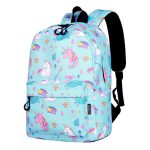 Schooltas - Rugzak Meisje - Rugtas - Regenboog - 42 x 34 x 12 cm - Pailletten - Sequin