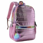 Schooltas - Rugzak Meisje - Rugtas - 44 x 29 x 14 cm - Roze / Paars