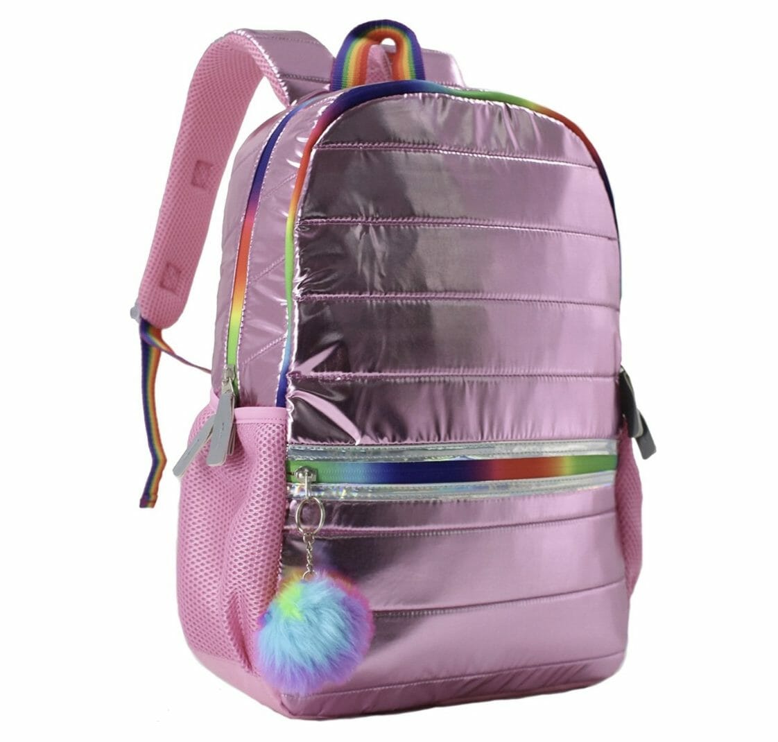 Schooltas - Rugzak Meisje - Rugtas - 44 x 29 x 14 cm - Roze / Paars