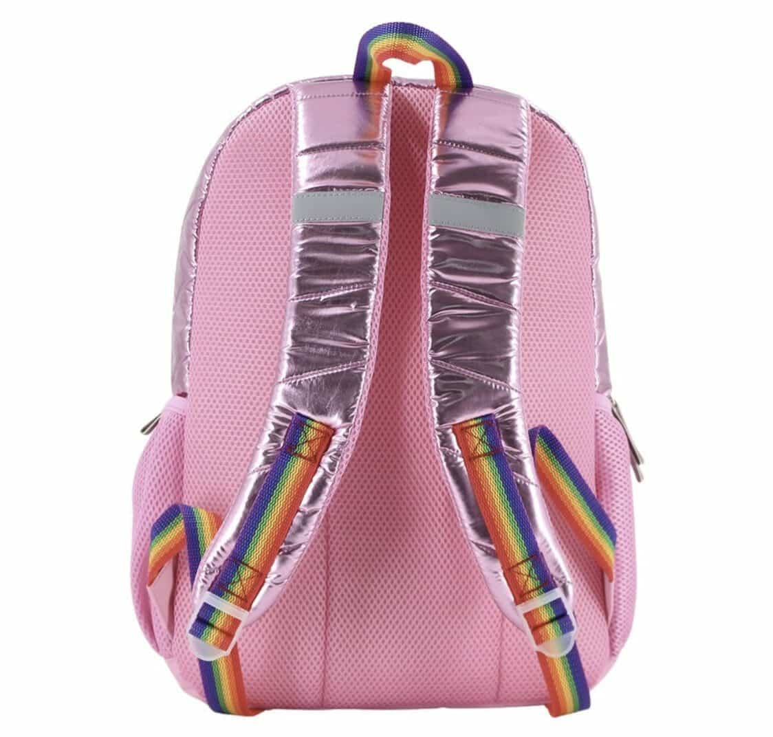 Schooltas - Rugzak Meisje - Rugtas - 44 x 29 x 14 cm - Roze / Paars - Afbeelding 2