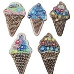 Diamond Painting Astronauten - Volwassenen - Kinderen - Sleutelhangers - Hobby