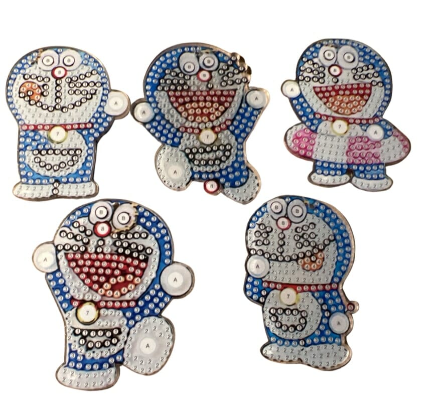 Diamond Painting Astronauten - Volwassenen - Kinderen - Sleutelhangers - Hobby - Afbeelding 2