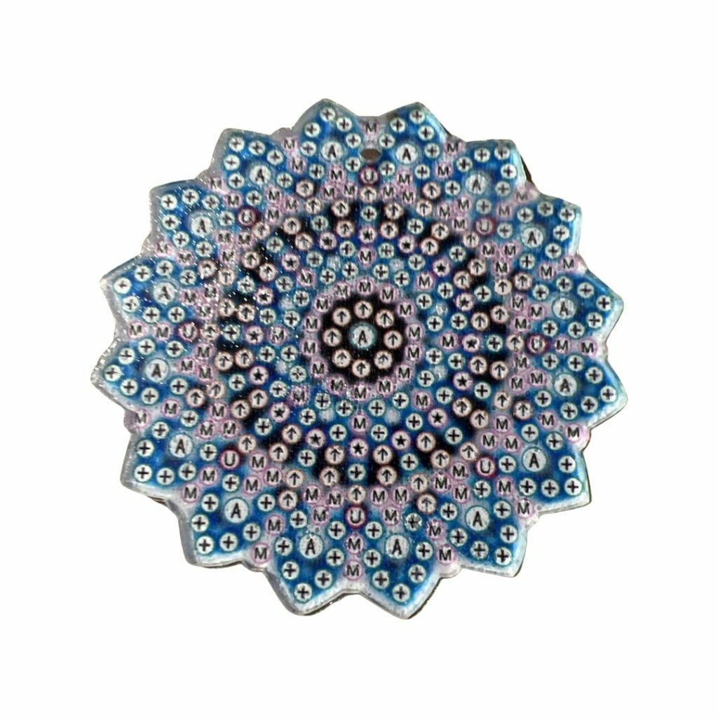Diamond Painting Mandala  - Volwassenen - Kinderen - Sleutelhangers - Hobby - Afbeelding 3