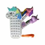 Fidget Toys - Pop It - fidget - unicorn etui / pennenzak