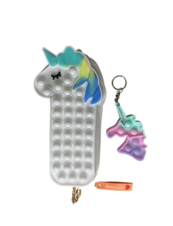 Fidget Toys - Pop It - fidget - unicorn etui / pennenzak - Afbeelding 5
