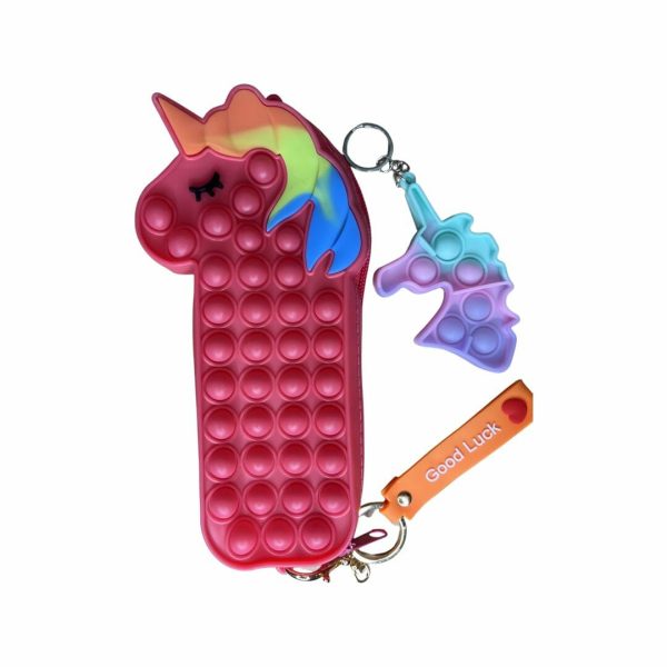Fidget Toys - Pop It - fidget - unicorn etui / pennenzak - Afbeelding 3