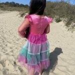 Het Betere Merk - Roze jurk met pailletten -Juwelen - Toverstaf - Kroon