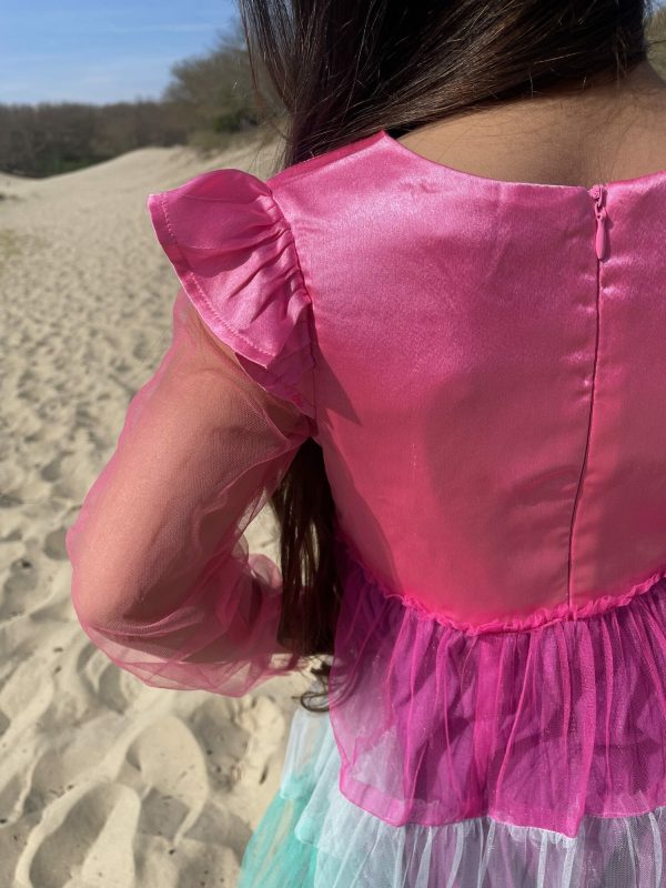 Het Betere Merk - Roze jurk met pailletten -Juwelen - Toverstaf - Kroon - Afbeelding 8
