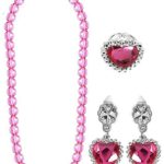 Het Betere Merk - Verkleedset - Roze rokje met pailletten + Accessoires