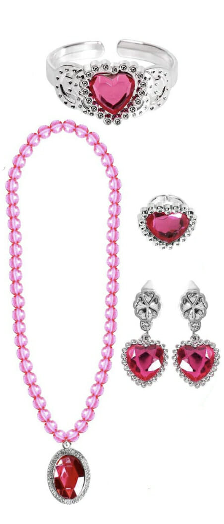 Het Betere Merk - Verkleedset - Roze rokje met pailletten + Accessoires - Afbeelding 17