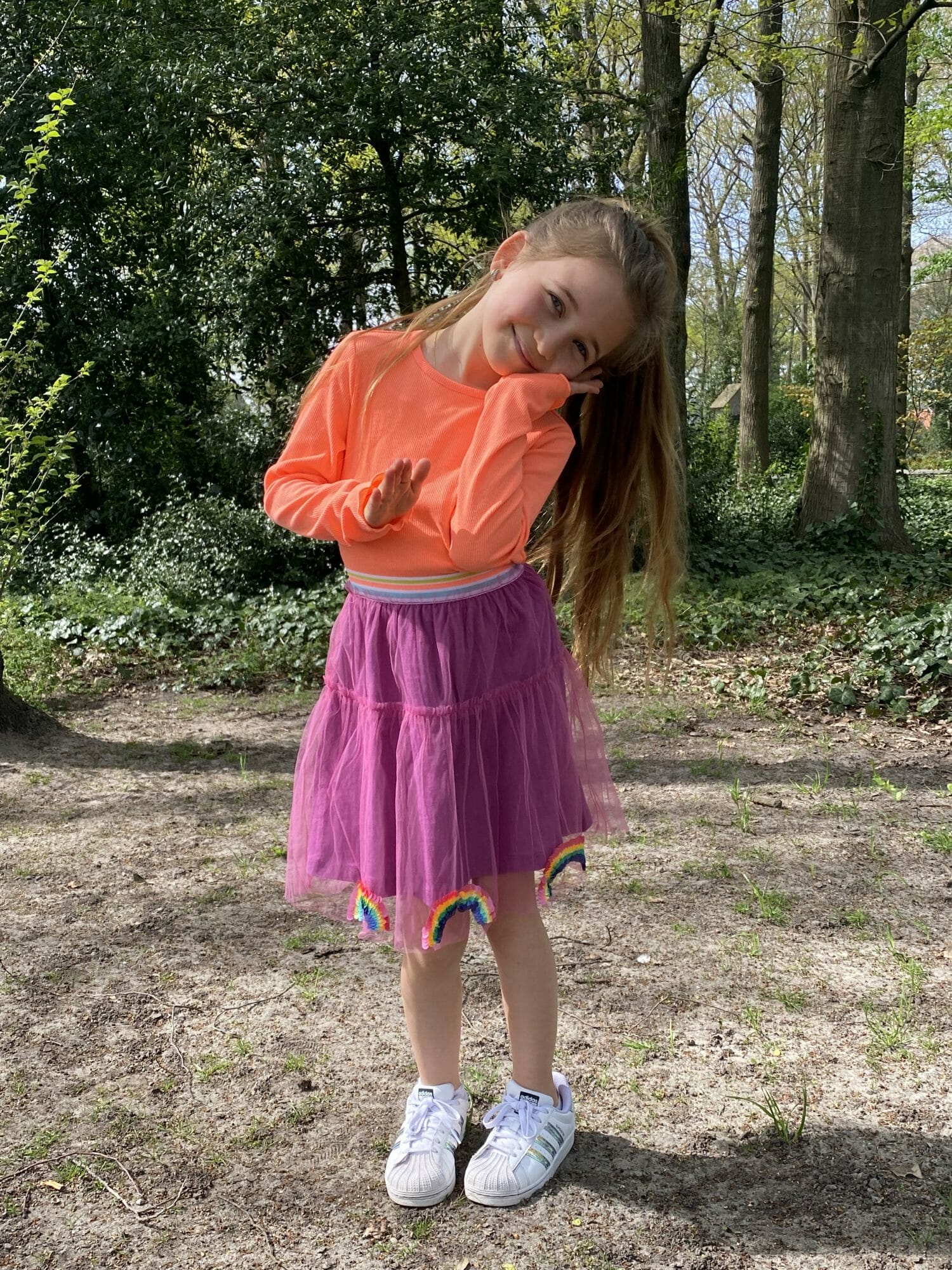 Het Betere Merk - Verkleedset - Roze rokje met pailletten + Accessoires - Afbeelding 5