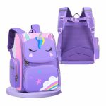 Unicorn - Rugtas - Eenhoorn - Kinderrugzak - Schooltas - Paars - 40 x 27 x 15 cm - Pop it