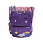 Unicorn - Rugtas - Eenhoorn - Kinderrugzak - Schooltas - Paars - 40 x 27 x 15 cm - Pop it