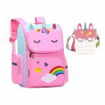 Unicorn - Rugtas - Eenhoorn - Kinderrugzak - Schooltas - Roze - 40 x 27 x 15 cm