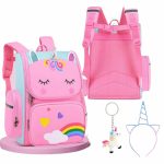 Unicorn - Rugtas - Eenhoorn - Kinderrugzak - Schooltas - Roze - 40 x 27 x 15 cm