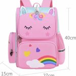 Unicorn - Rugtas - Eenhoorn - Kinderrugzak - Schooltas - Roze - 40 x 27 x 15 cm