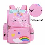 Unicorn - Rugtas - Eenhoorn - Kinderrugzak - Schooltas - Roze - 40 x 27 x 15 cm