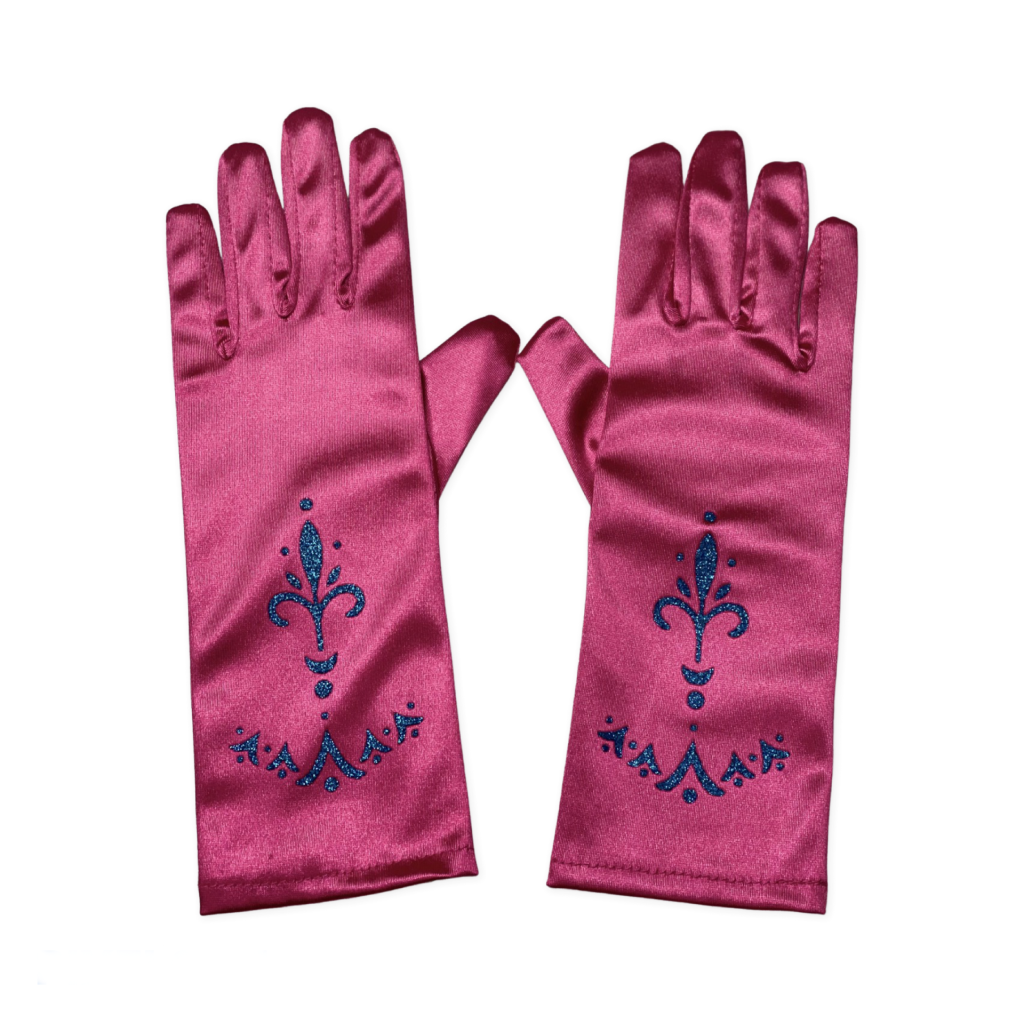 Frozen Feestje - Prinsessen - Uitdeelcadeaus - 20-pack - Korte handschoenen - Fuchsia - Afbeelding 2