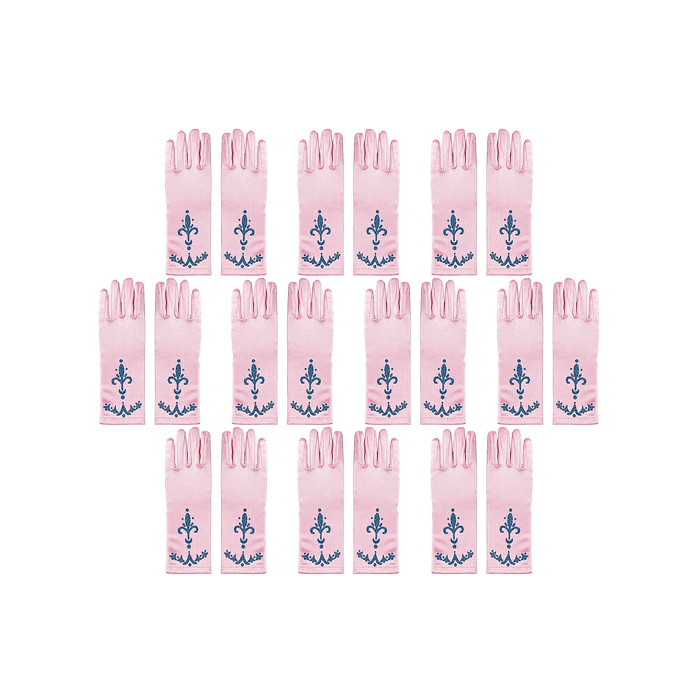 Frozen Feestje - Prinsessen - Uitdeelcadeaus - 20-pack - Korte handschoenen - Roze