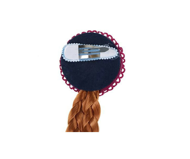 Frozen Feestje - Prinsessen - Uitdeelcadeaus - 10-pack - Anna Vlechtjes met clip - Bruin - Afbeelding 2