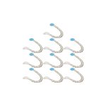 Frozen Feestje - Prinsessen - Uitdeelcadeaus - 10-pack - Elsa Vlecht met clip - Blauw