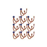 Frozen Feestje - Prinsessen - Uitdeelcadeaus - 10-pack - Anna Vlechtjes met clip - Bruin