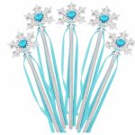 Prinsessen Toverstaf met Lint + Kroon (Tiara)- 20-pack – Uitdeelcadeaus Kind – Verkleedkleren Meisje – Roze
