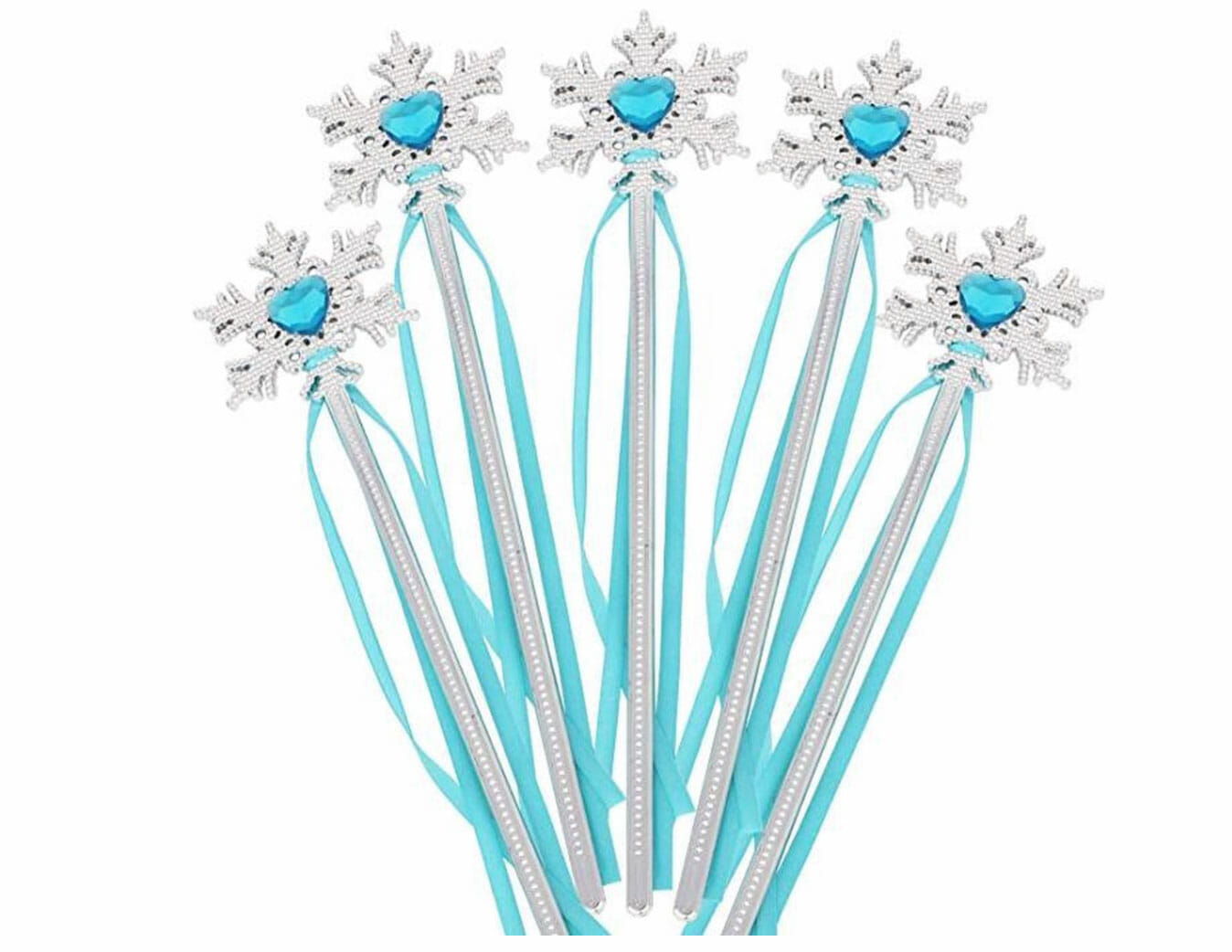 Prinsessen Toverstaf met Lint + Kroon (Tiara)- 20-pack – Uitdeelcadeaus Kind – Verkleedkleren Meisje – Roze - Afbeelding 4