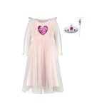 Prinsessenjurk - Engel met vleugels - Luxe feeën jurk - Roze