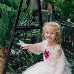 Prinsessenjurk - Engel met vleugels - Luxe feeën jurk - Roze