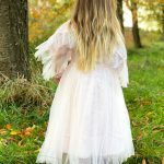 Prinsessenjurk - Engel met vleugels - Luxe feeën jurk - Roze