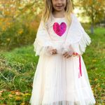 Prinsessenjurk - Engel met vleugels - Luxe feeën jurk - Roze
