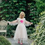 Prinsessenjurk - Engel met vleugels - Luxe feeën jurk - Roze