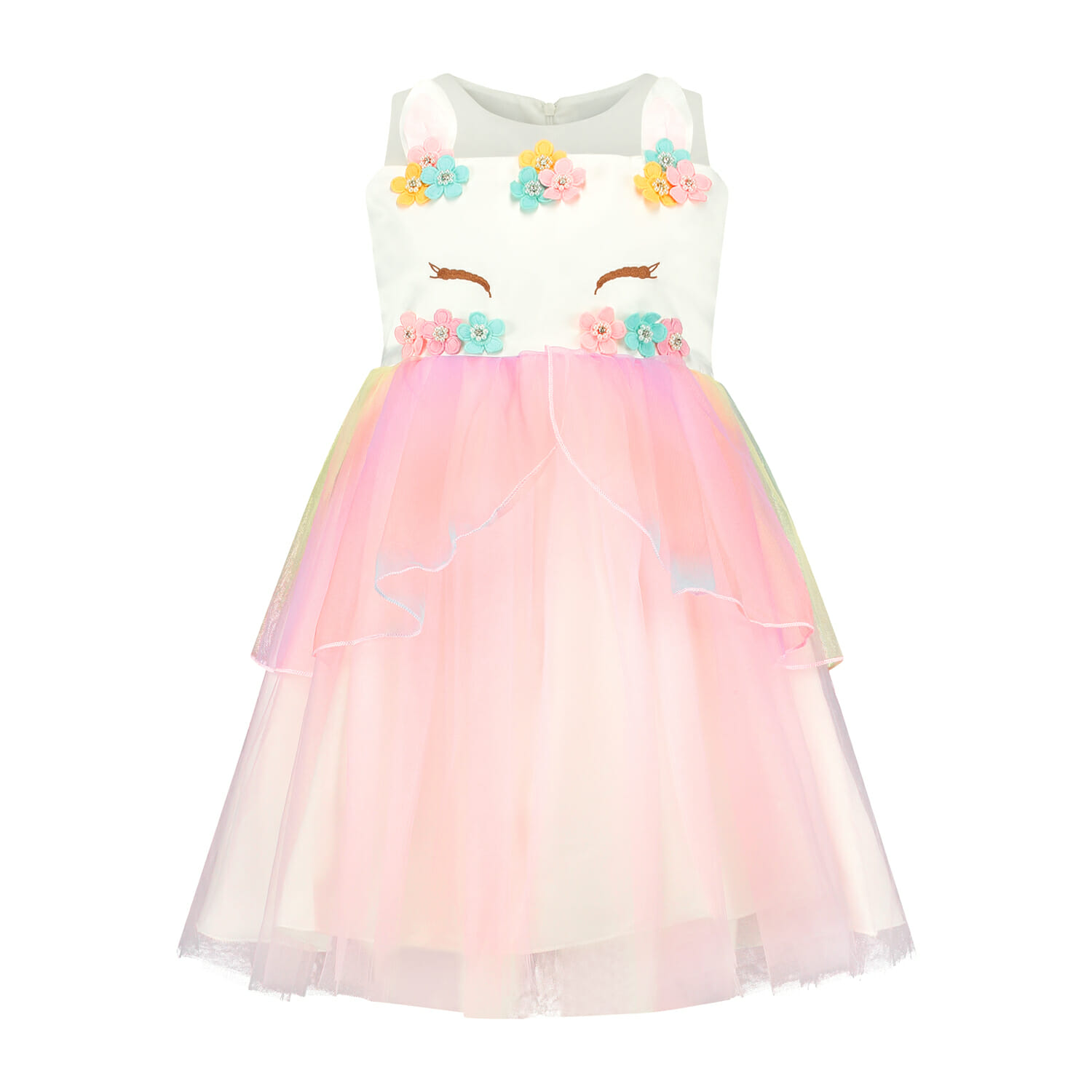 Unicorn jurk + haarband + handschoenen - Eenhoorn - Afbeelding 10