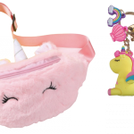 Unicorn - fanny pack - heuptasje - fleece - paars