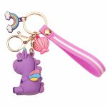 Unicorn - fanny pack - heuptasje - fleece - paars